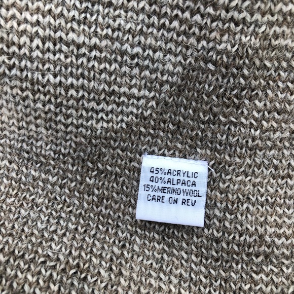 Bryn Walker alpaca and merino wool blend open front draped cardigan size large - Picture 8 of 10